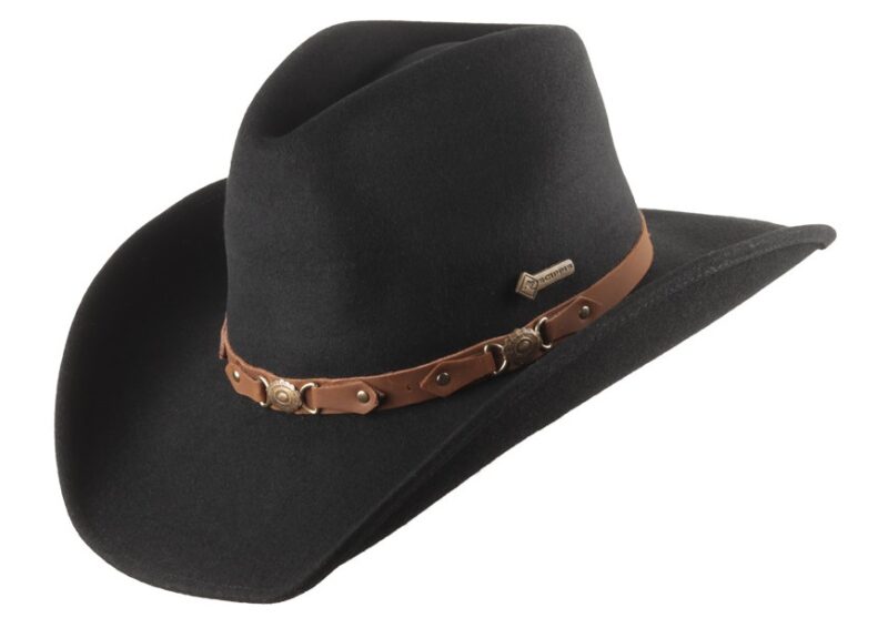 Scippis® Wollen hoed Bandit | Zwart