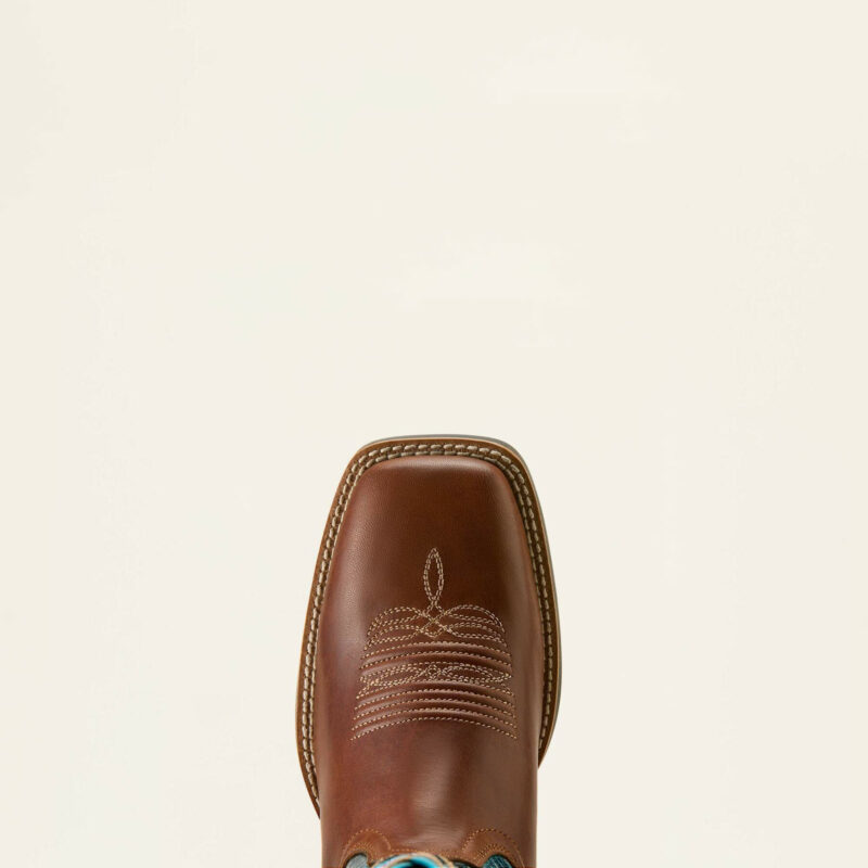 ARIAT R Heritage ronde teen westerse vrouwen lederen cowgirl laarzen, noodlijdend bruin, 6 UK