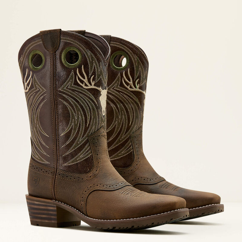 Ariat Hybrid Roughstock Antler | Cowboy laars | Heren - Afbeelding 4